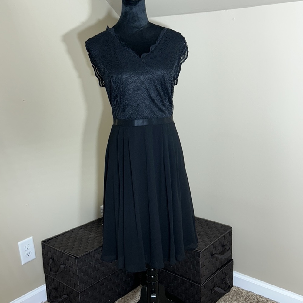 Black Aline Cocktail Dress